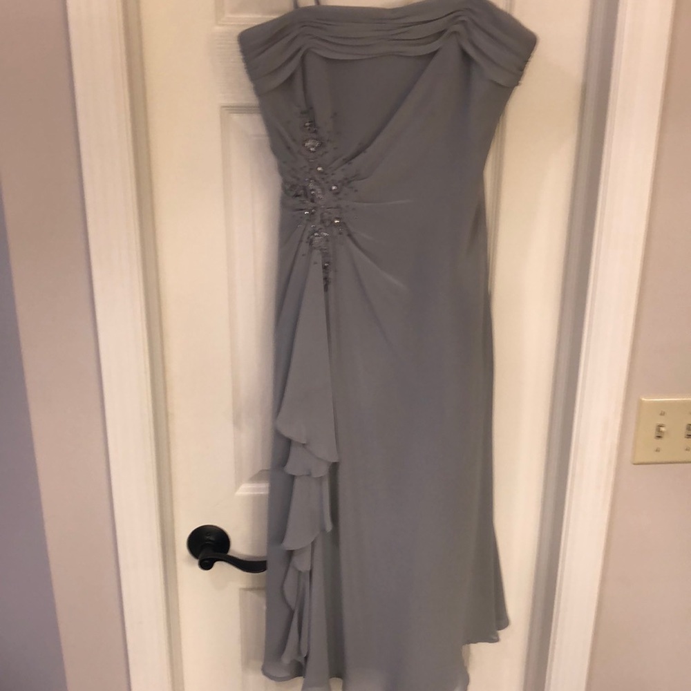 Spectacular silver dress